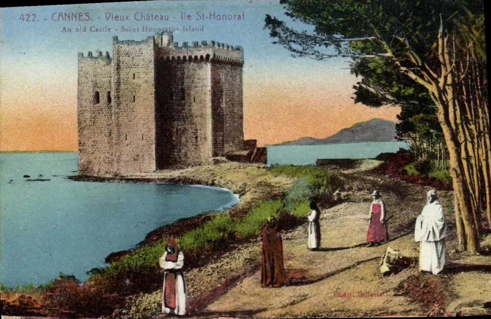 CANNES - Altes Schloss - Ile St-Honorat — Verleger: Edit. Delimatte, n° 422 - Vorderseite