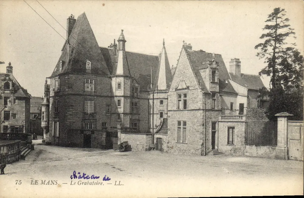 Le Mans — Le Grabatoire — LL. — Castelo de Le Grabatoire - Frente