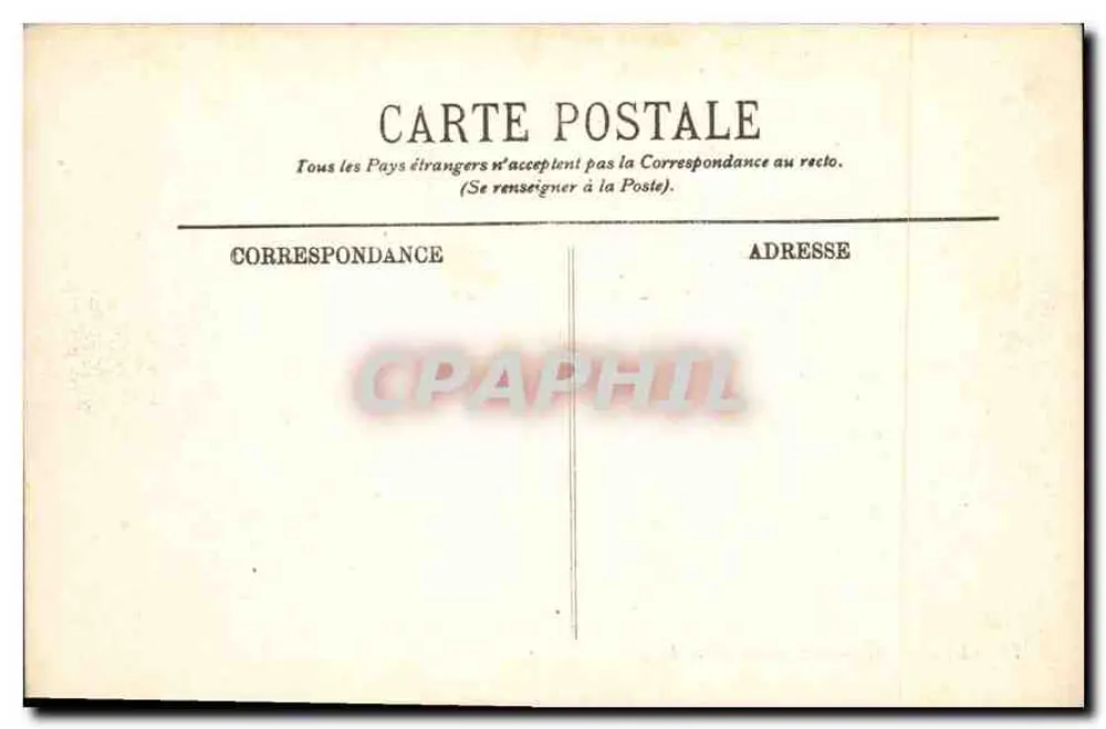 Le Mans — Le Grabatoire — LL. — Castelo de Le Grabatoire - Verso
