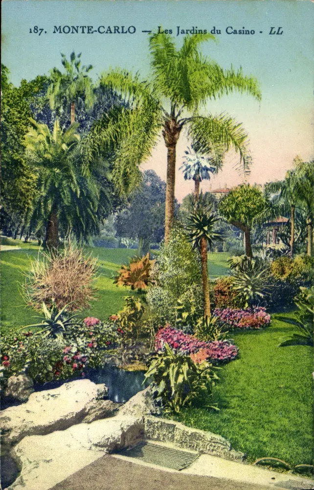 Monte-Carlo — Die Casino-Gärten — LL - Vorderseite