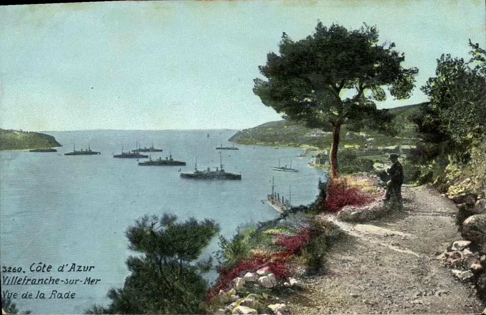 Villefranche-sur-Mer — Ansicht der Bucht — Côte d'Azur, Nr. 3260 - Vorderseite