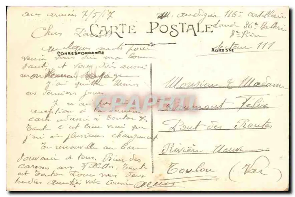 Église du XVIe siècle — vue de l'abside et du clocher — éditeur imprimeur inconnu, n° 126 - Verso