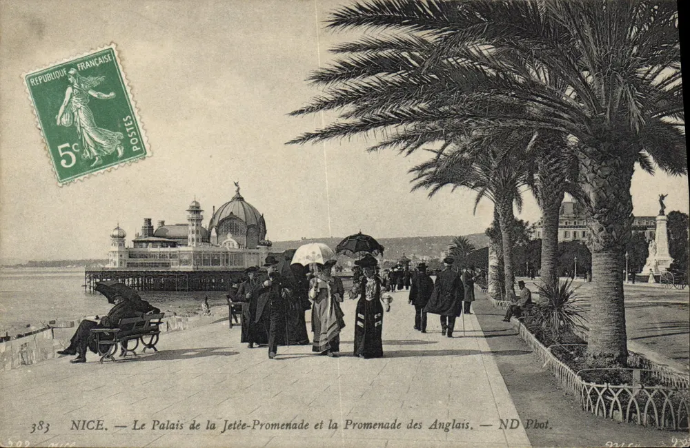 Nizza — Das Palais de la Jetée-Promenade und die Promenade des Anglais — ND Pbot - Vorderseite