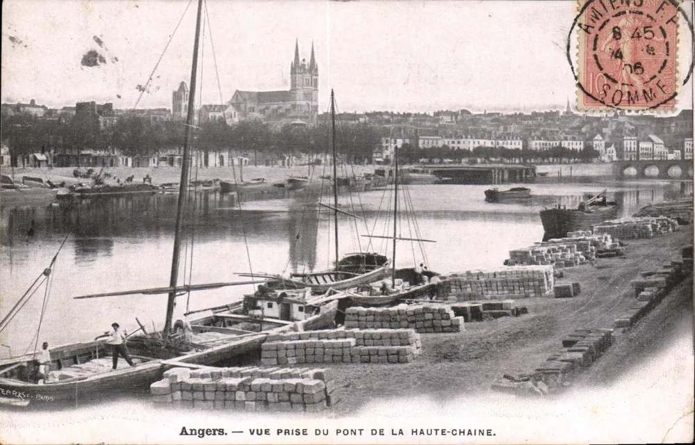 Angers — Ansicht vom Pont de la Haute-Chaine — EARKSC. PARIS - Vorderseite