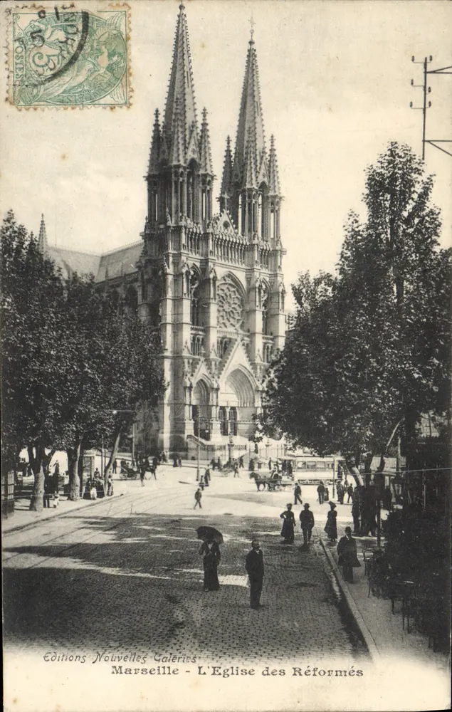 Marselha - A Igreja dos Reformados — Edições Nouvelles Galeries - Frente