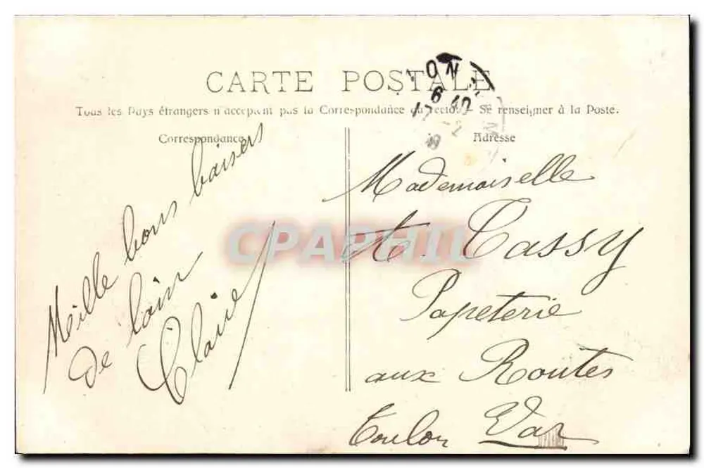 Marselha - N.-D. de la Garde - A Cripta — Fototipia R. Lacour, Marselha - Verso