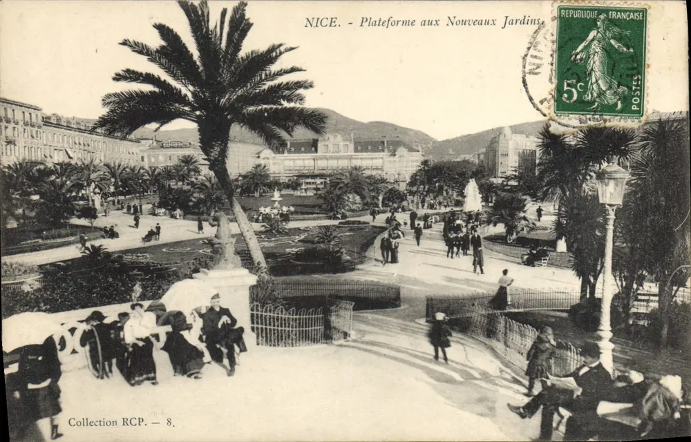 NICE - Plataforma de los Jardines Nuevos — Colección RCP - 8 - Anverso