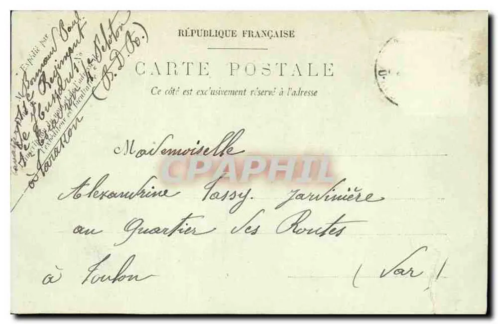 Tarascon — Het hengelbrugje richting Beaucaire — LL. - Achterkant