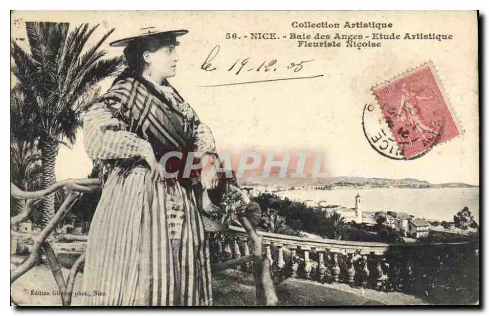 Nice - Baie des Anges - Künstlerische Studie der Nicoloise Florist — Edition Giletta, phot., Nice - Vorderseite