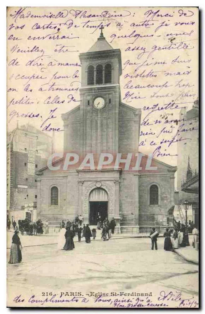Paris — Igreja de Saint-Ferdinand — 216 - Frente