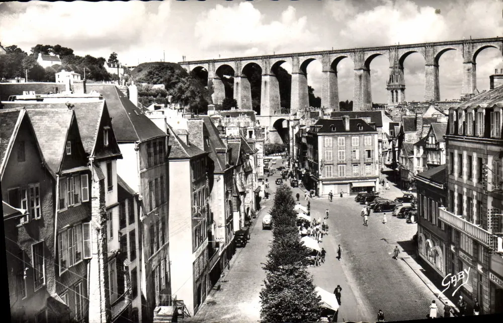 Morlaix (Finistère) — Ansicht des Viadukts — Editions Gaby - Vorderseite