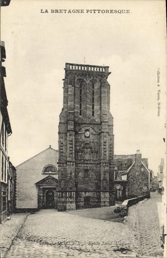 Morlaix — Kirche Saint-Mathurin — Sammlung A. Waron, St-Brieuc - Vorderseite
