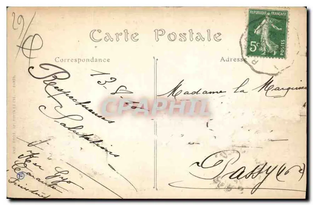 Rade de Morlaix — Insel Louet und Schloss des Bullen — ND. Phot. - Rückseite