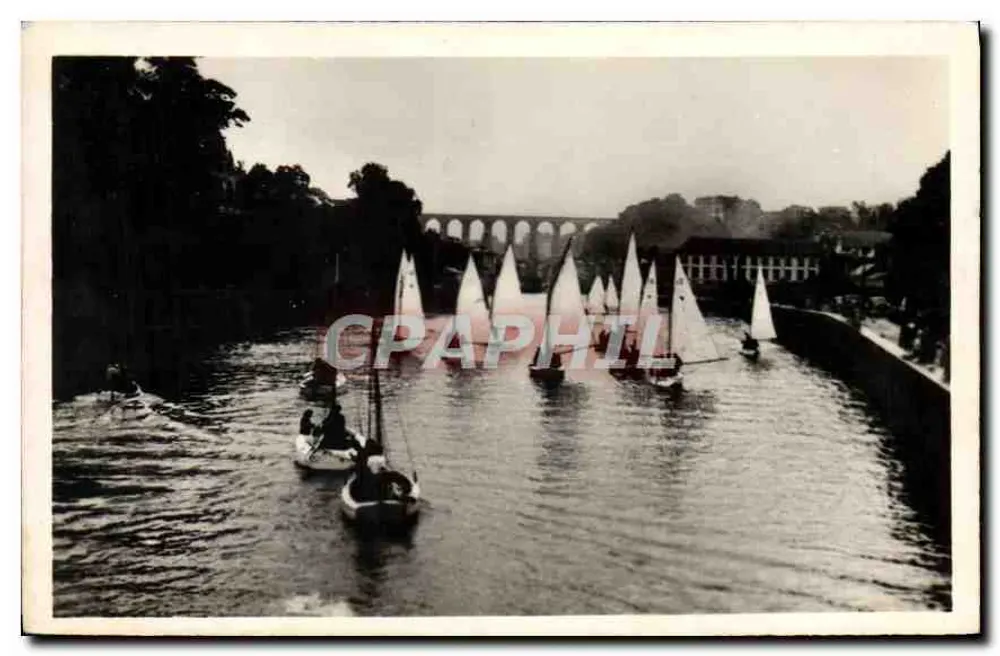 Regata de veleiros — Ponte de Lanmeur — Editor não identificado - Frente