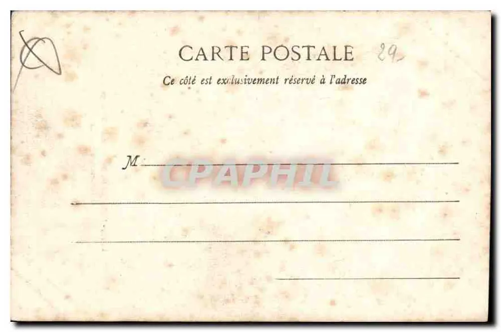 Mädchen aus Morlaix, St-Thégonnec, Landerneau, Scaër — Sammlung A. Waron, St-Brieuc — Foto von Fougré, Morlaix - Rückseite