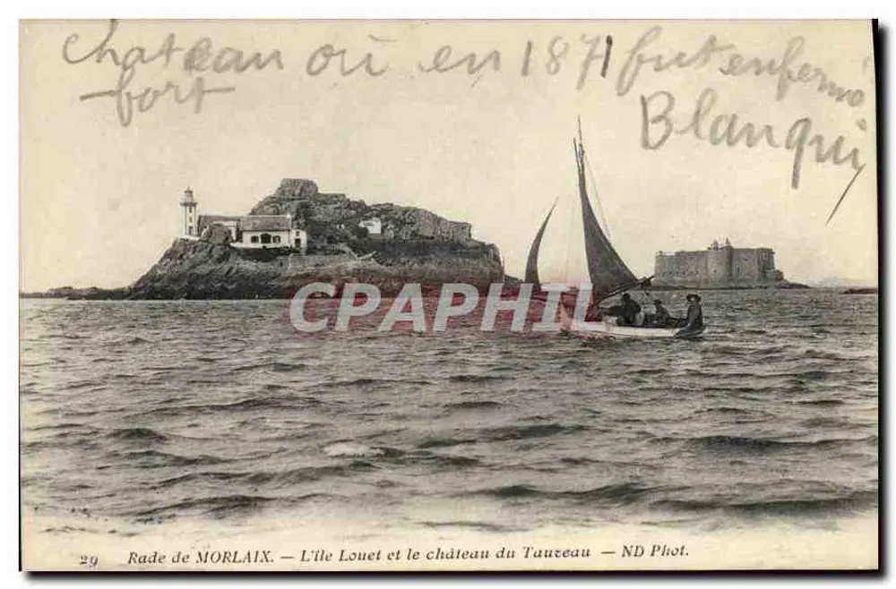 Rade de MORLAIX — L'île Louet und das Schloss du T auteau — ND Phot. - Vorderseite