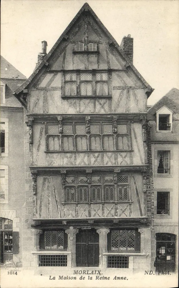 Morlaix — Das Haus der Königin Anne — ND. Phot. - Vorderseite