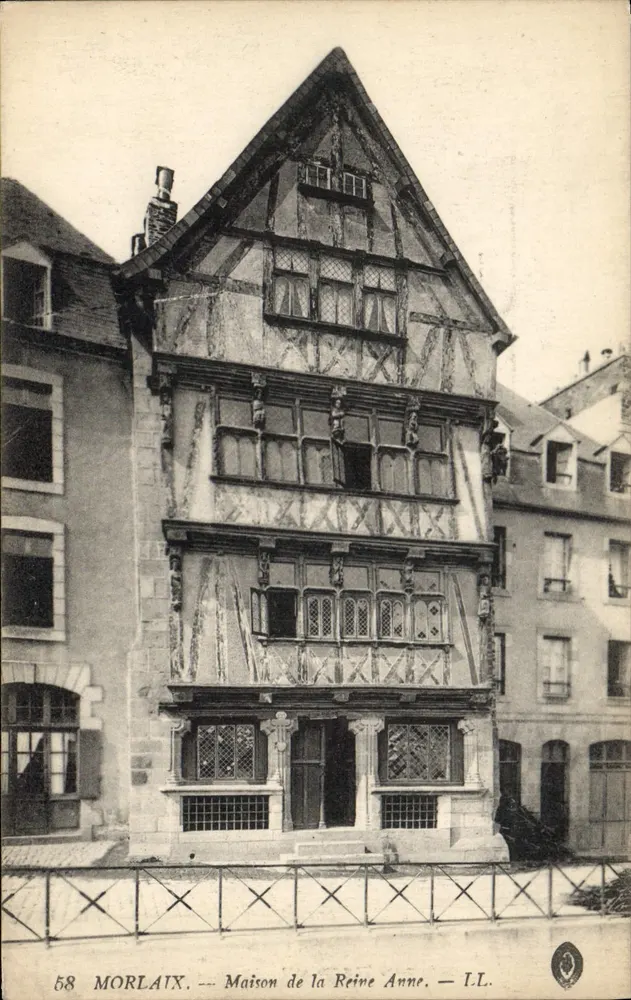 Morlaix — Haus der Königin Anne — I.L. — Nr. 58 - Vorderseite
