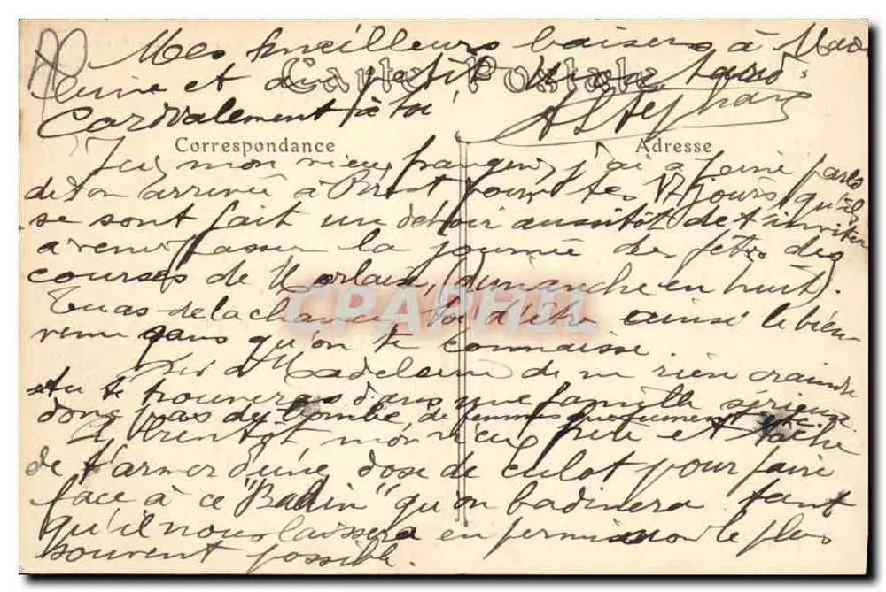 Morlaix — Vista tirada do Cours Beaumont — ND. Phol. n°137 - Verso