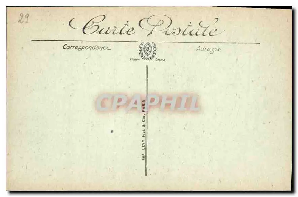 Morlaix — Hotel de Ville — LL. - Verso