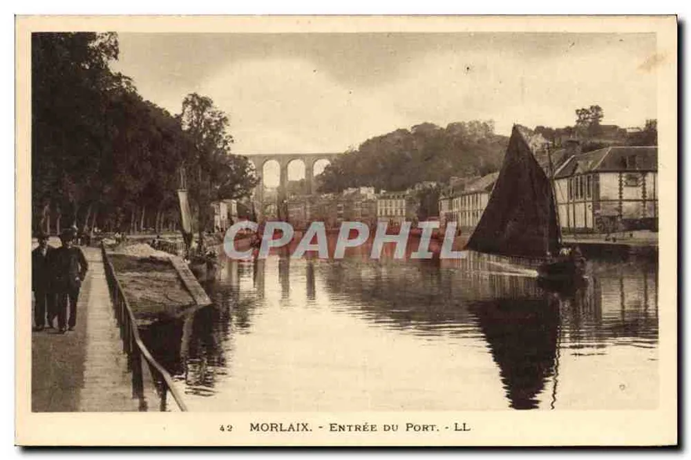 Morlaix - Entrada do Porto - LL - Frente