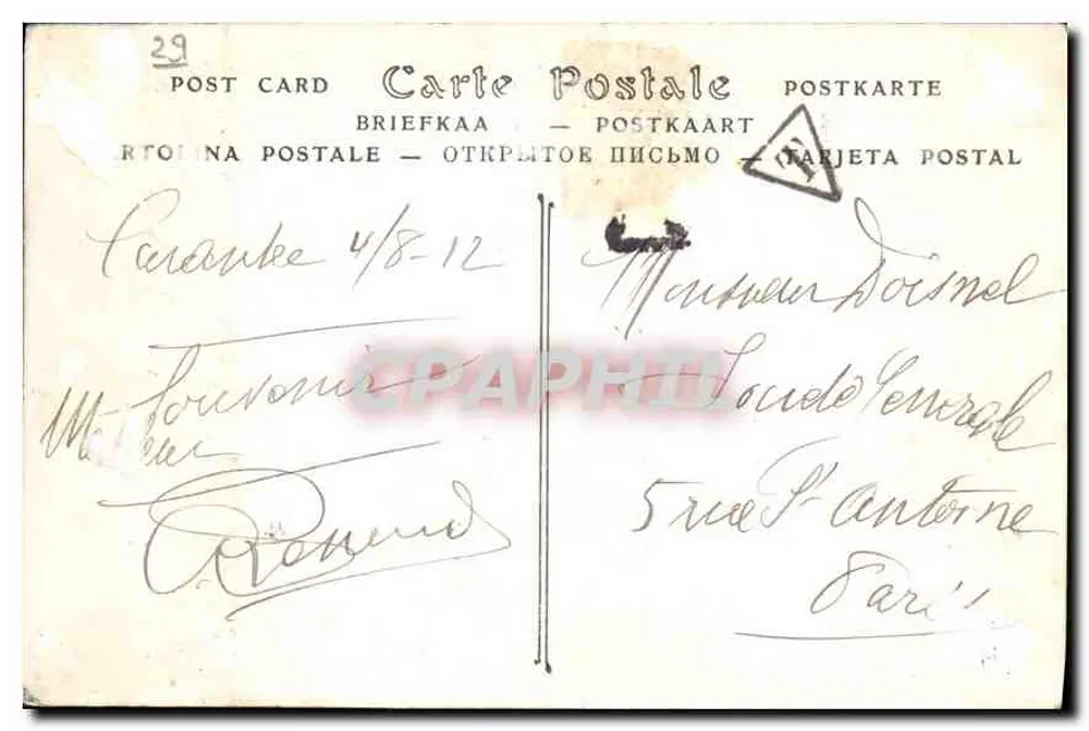 Rade de Morlaix — O Castelo do Touro, prisão de La Chalotais (1793) e Blanqui (1871) — ND Fot. - Verso