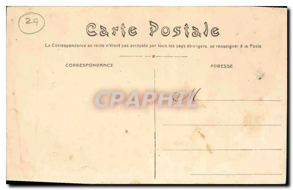Morlaix — Venelle au son — Édition spéciale du Moka Leroux - Verso