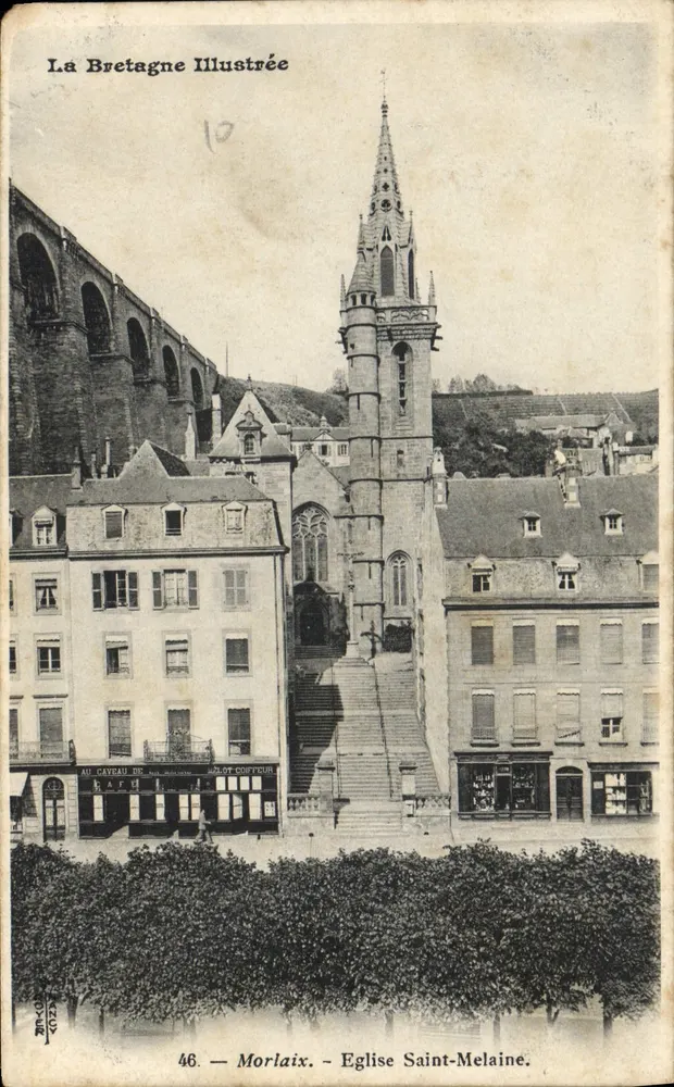 Morlaix - Igreja de São Melaine — A Bretanha Ilustrada n°46 - Frente
