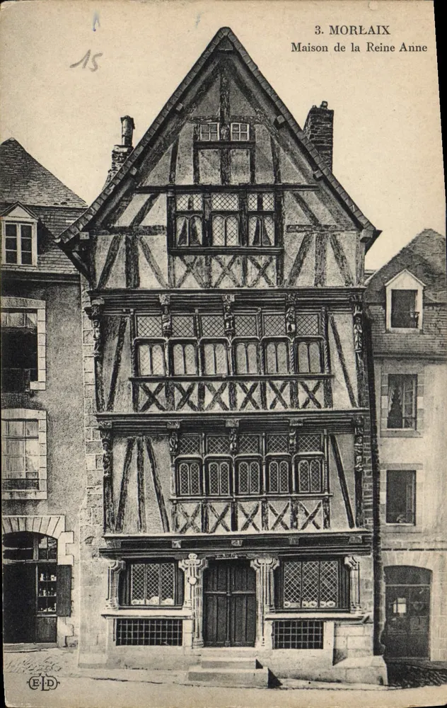 Morlaix — Haus der Königin Anne — E.D. n°15 - Vorderseite