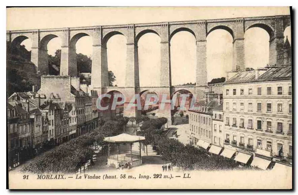 Morlaix — O Viaduto (alt. 58 m., comp. 292 m.) — LL - Frente