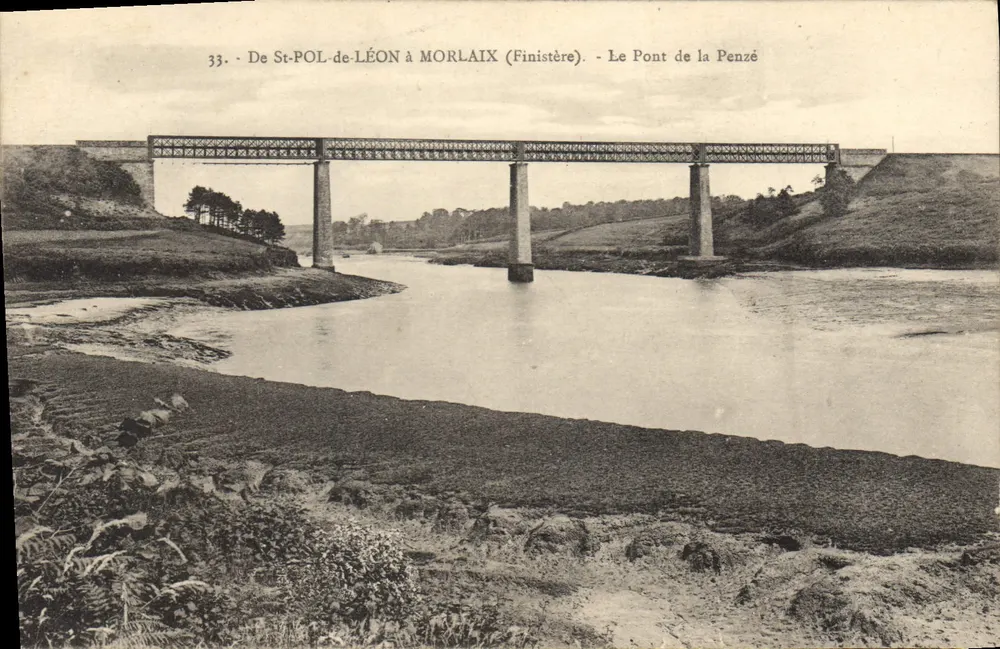 Die Brücke der Penzé — Von St-Pol-de-Léon nach Morlaix (Finistère) - Vorderseite