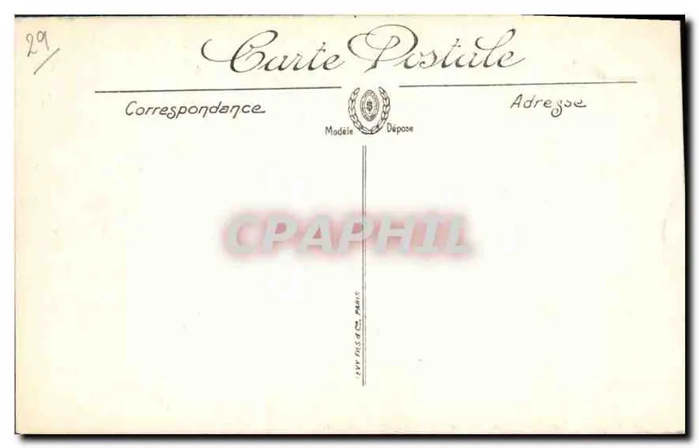 Morlaix — Sob a floresta à Armoricaine — N. G. - Verso