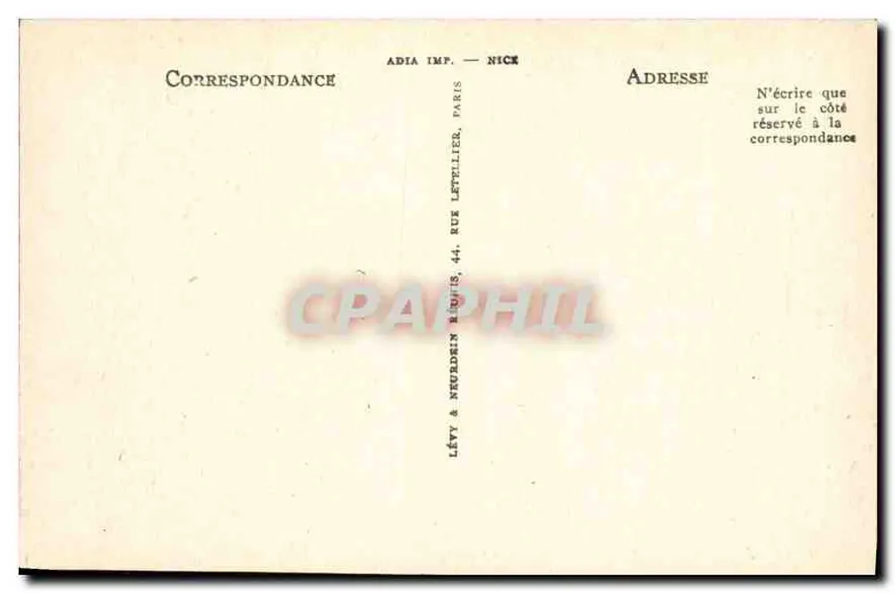 Morlaix — Os Quais — ADIA IMP. — NICE - Verso