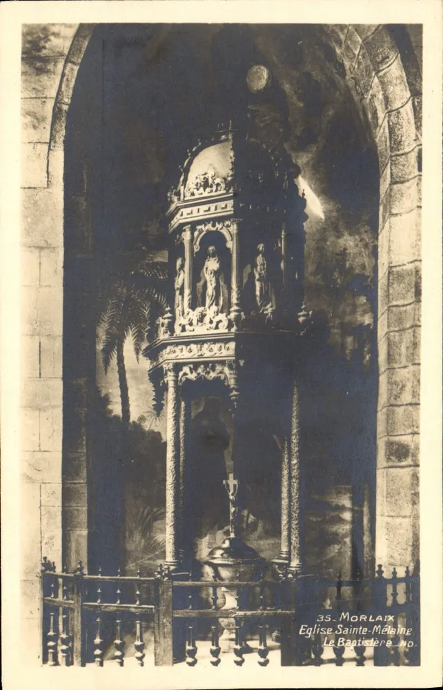 Igreja de Santa Mélaïne — Le Bantisler — 35-Morlaix - Frente