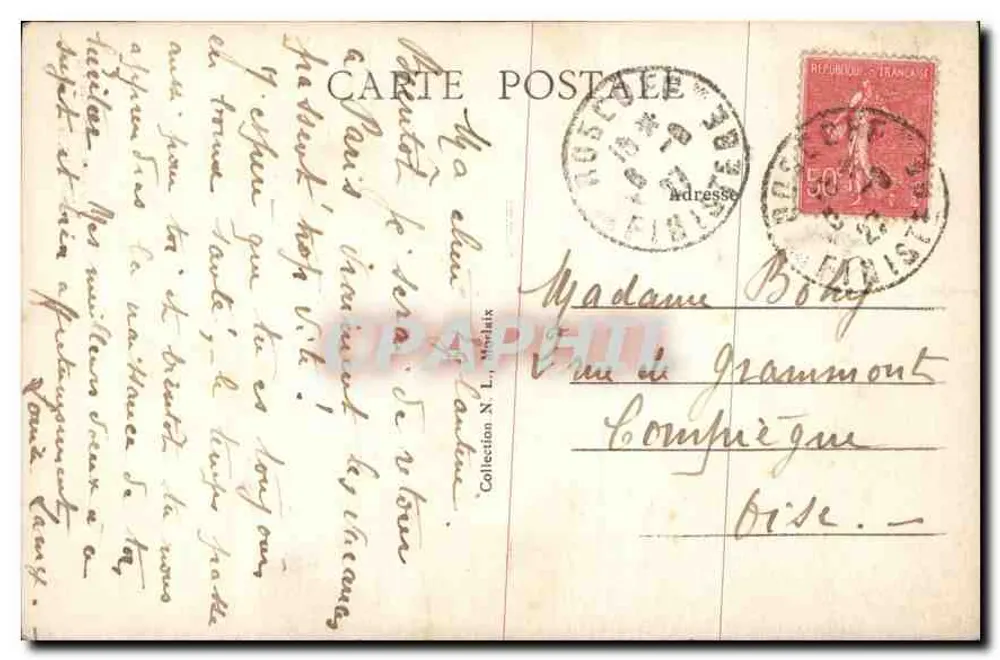 Morlaix (Finistère) — Haus der Königin Anne — unbekannter Verlag, Nr. 29 - Rückseite