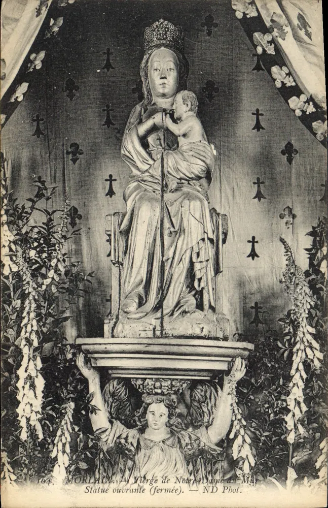 Morlaine — Estátua de Nossa Senhora do Ma — ND Phot. - Frente