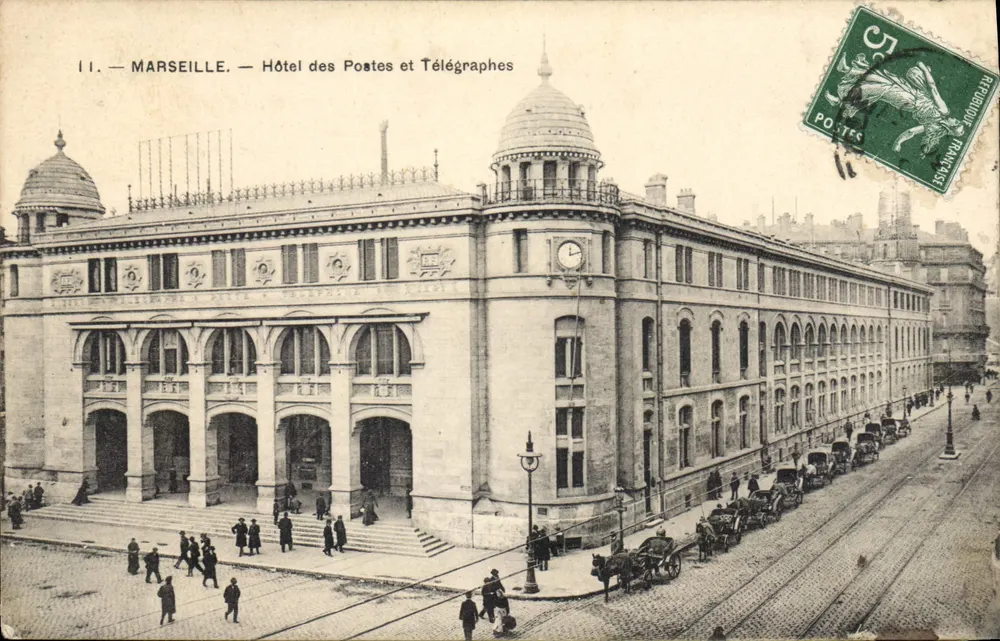 Marselha — Hotel das Correios e Telégrafos — Ed. Dugommier, n°11 - Frente