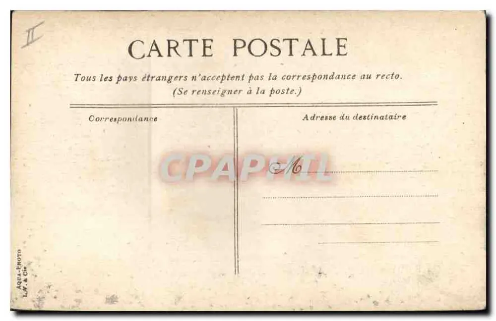Marseille — der Dienst des "Passage" am Vieux Port — Laÿ & Ch. - Rückseite