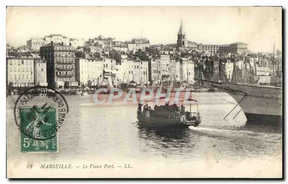 Marselha — O Vieux Port — LL. - Frente