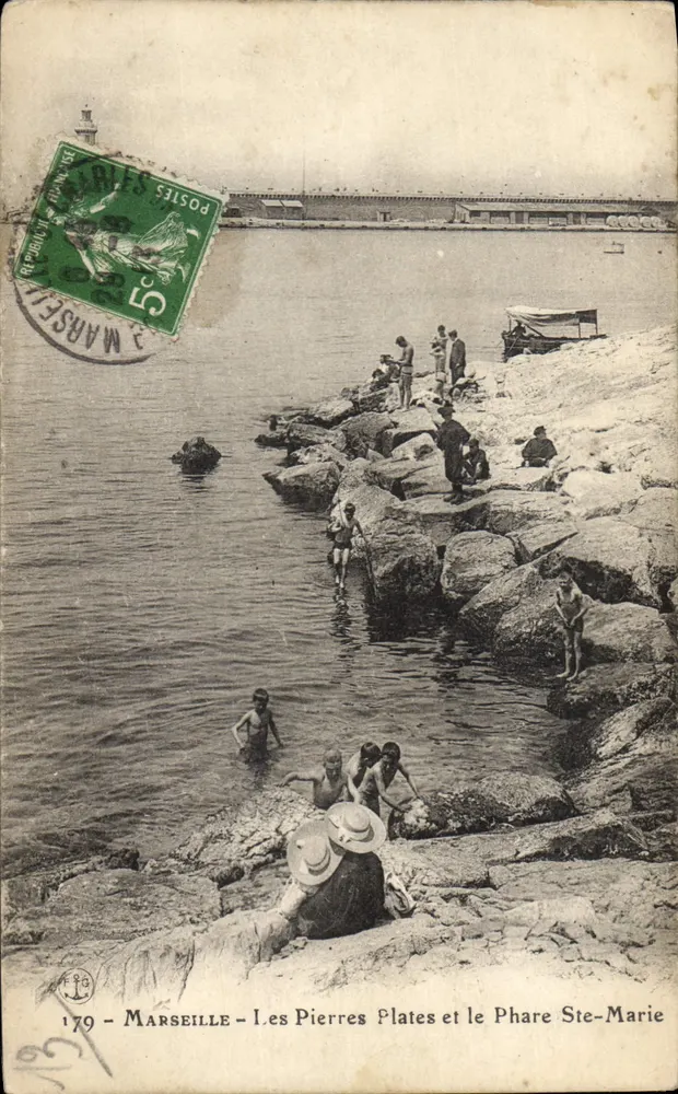 Marseille — Les Pierres Plates und der Leuchtturm Ste-Marie — n°179 - Vorderseite