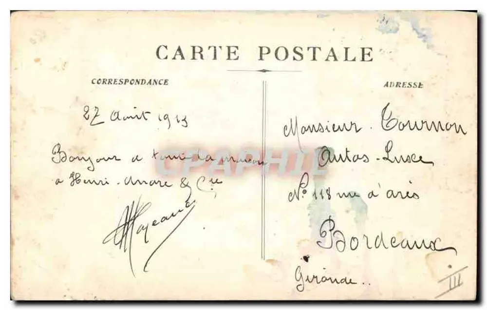 Marseille — Les Pierres Plates und der Leuchtturm Ste-Marie — n°179 - Rückseite
