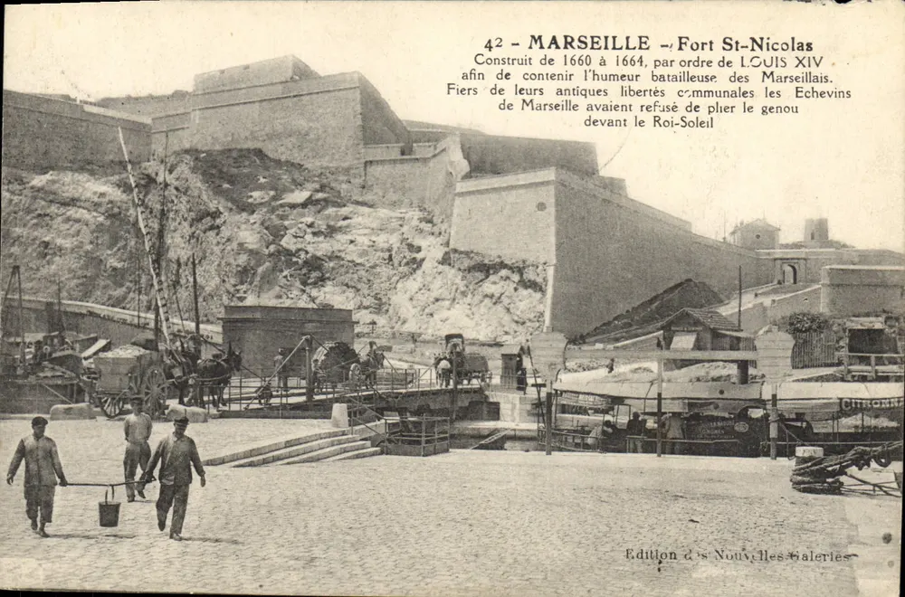 Marselha — Forte St-Nicolas — Edição das Novas Galerias, n°42 - Frente