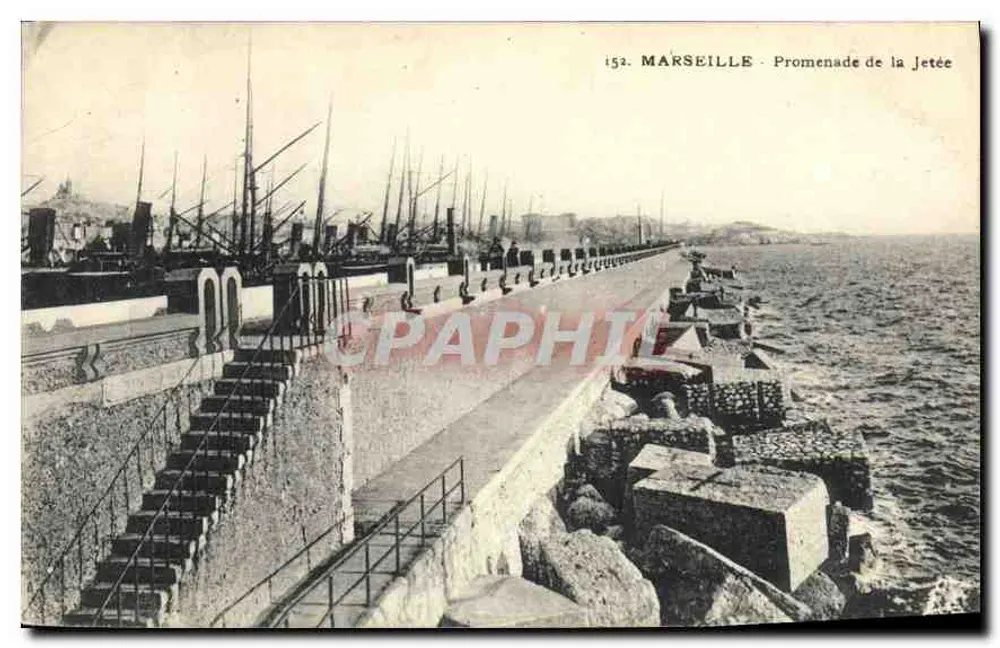 Marseille - Promenade da Jetée — n°152 - Frente
