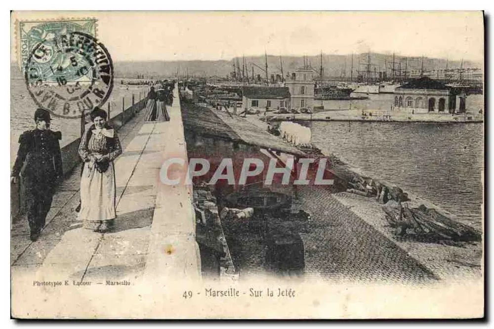 Marselha - Na Ponte — Fototipia E. Lacour — n°49 - Frente