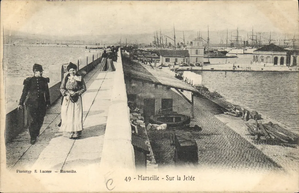 Marseille — Na Jetée — Phototyp E. Lacour — n°49 - Frente
