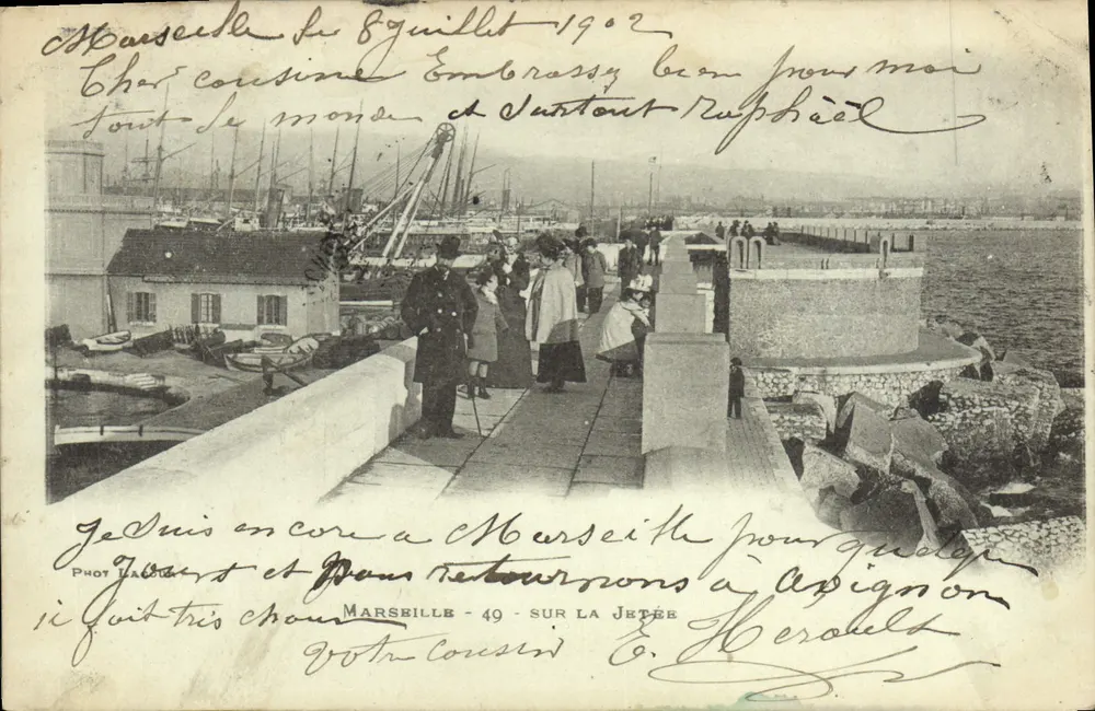 Marselha - Na Ponte — Fot. Lacombe, n°49 - Frente