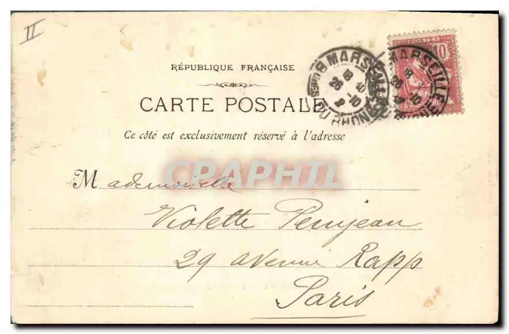 Marseille - 49 - Na Ponte — Fototipia E. Lannur, 10, rue Thibouret - Verso