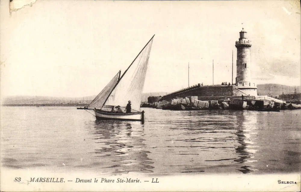 Marselha — Diante do Farol Ste-Marie — Sélectia, n°83 - Frente