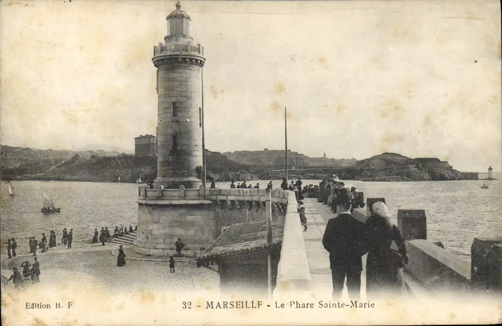 Marselha - O Farol Santa Maria — Edição B. F. n° 32 - Frente