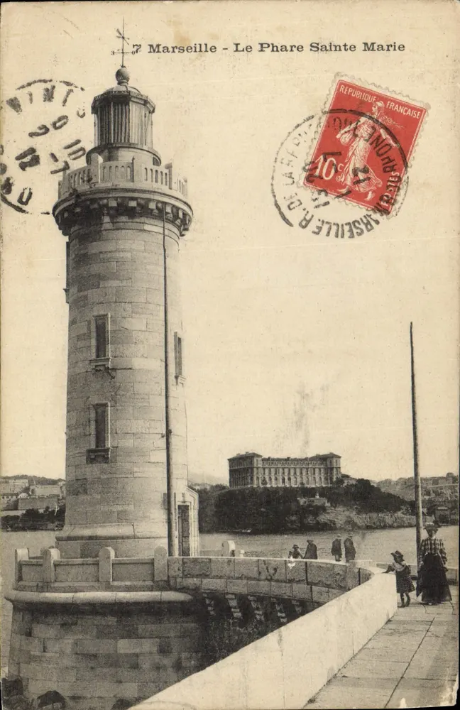 Marseille - O Farol de Santa Maria — editor não identificado, número de série não visível - Frente